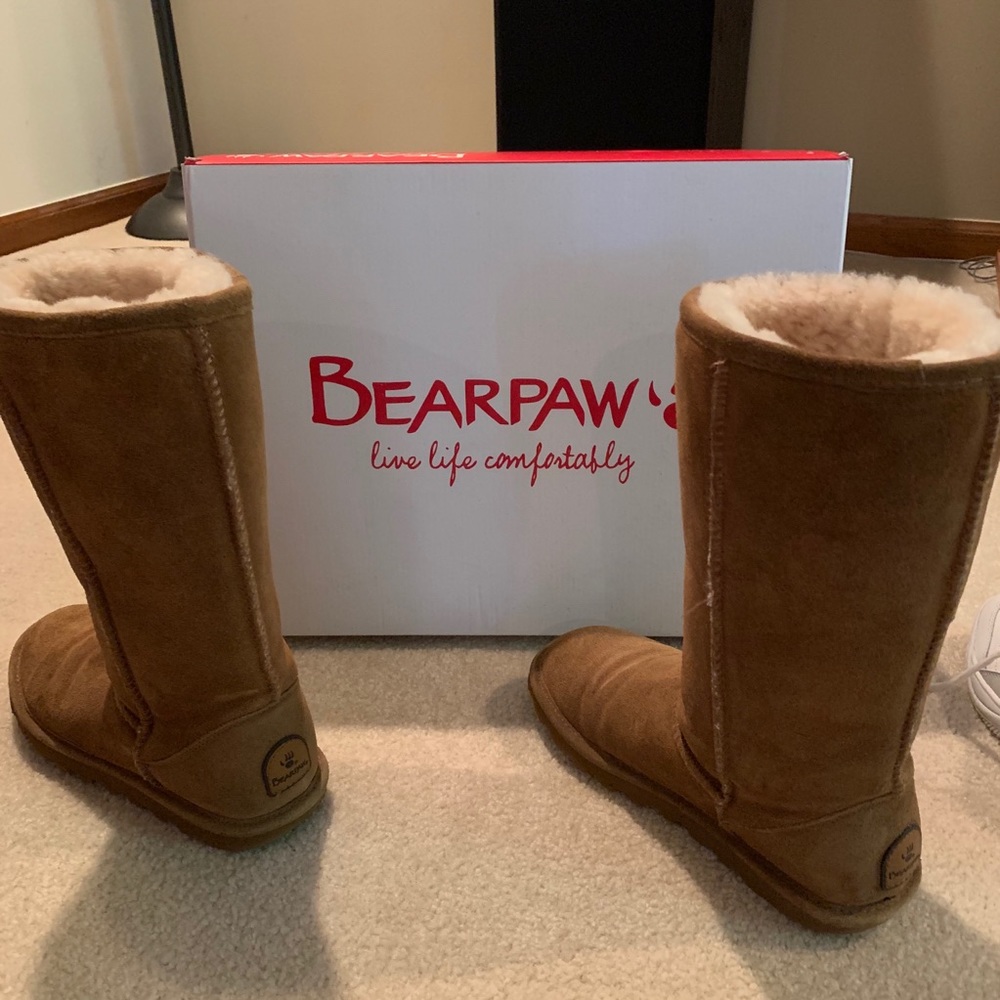 Bearpaw fur boots